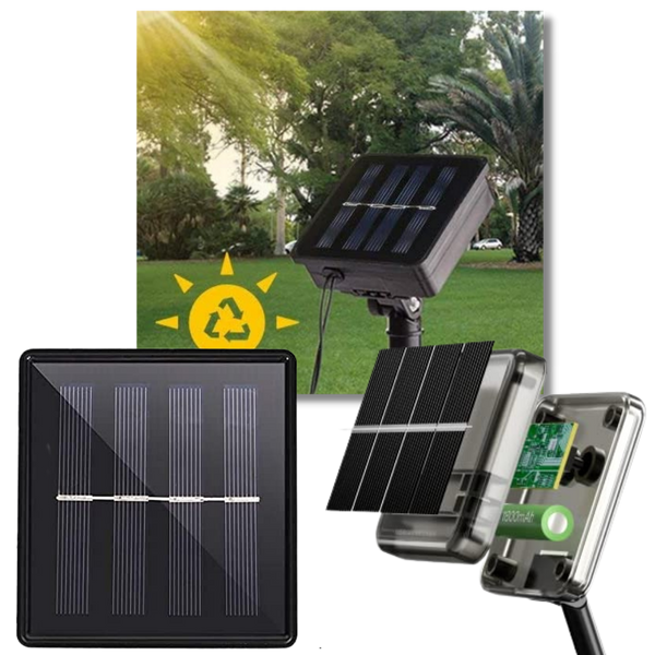 Solar LED Garland String Lights With 8 Modes And Long Battery Life