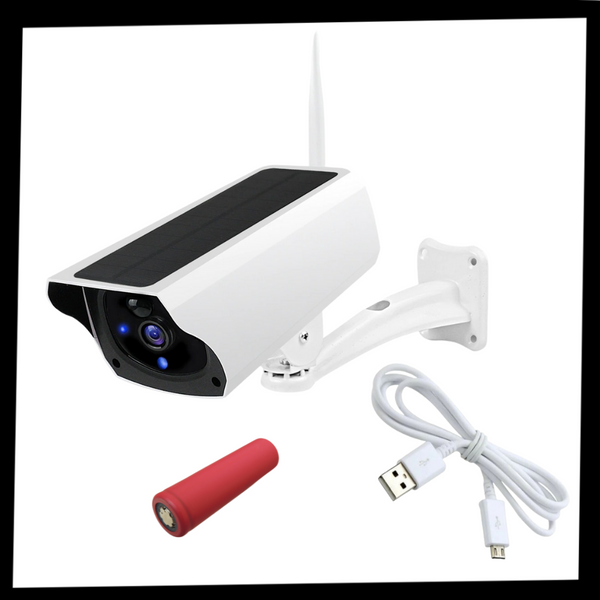 Solar Powered 1080p Surveillance Camera With Motion Detection