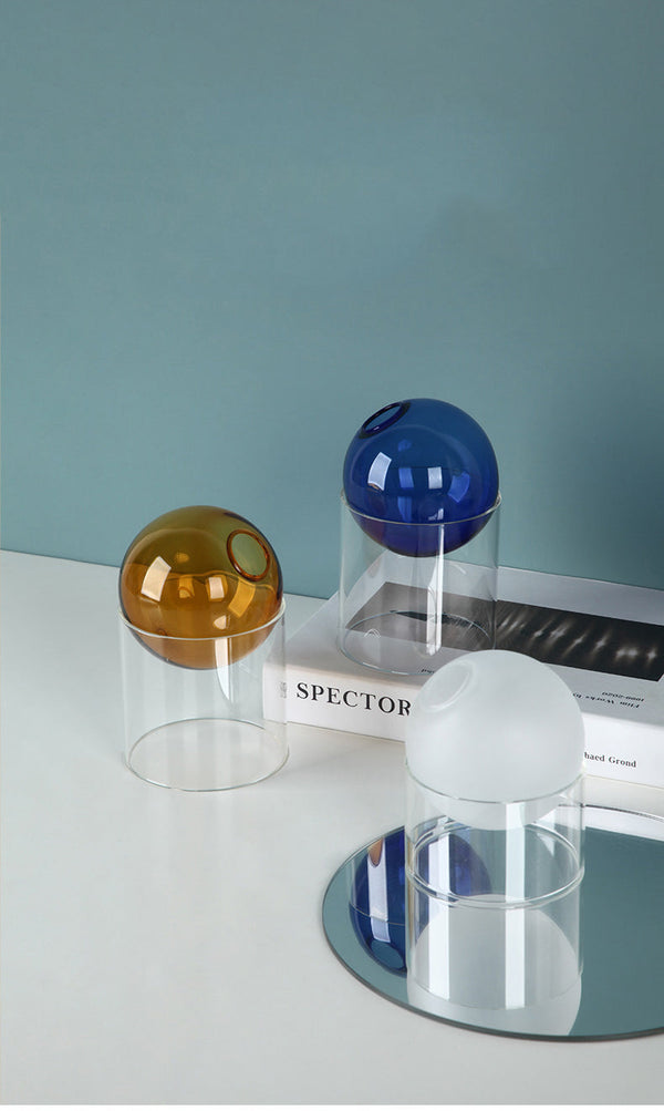 Sphere Balance Glass Vase