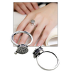 Spinning Lotus Mantra Ring For Women Mindful Compassion Reminder