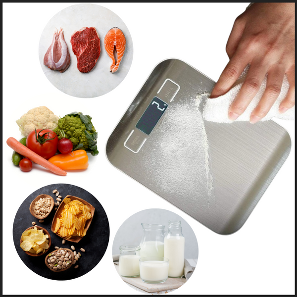 Premium Stainless Steel Digital Kitchen Scale With Precise Weighing