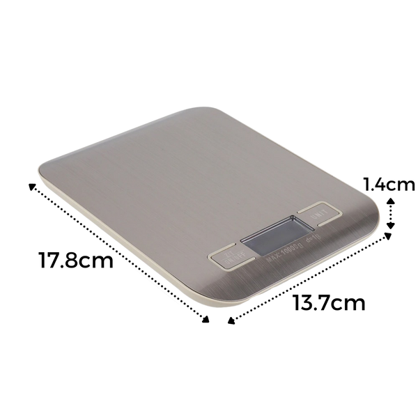 Premium Stainless Steel Digital Kitchen Scale With Precise Weighing