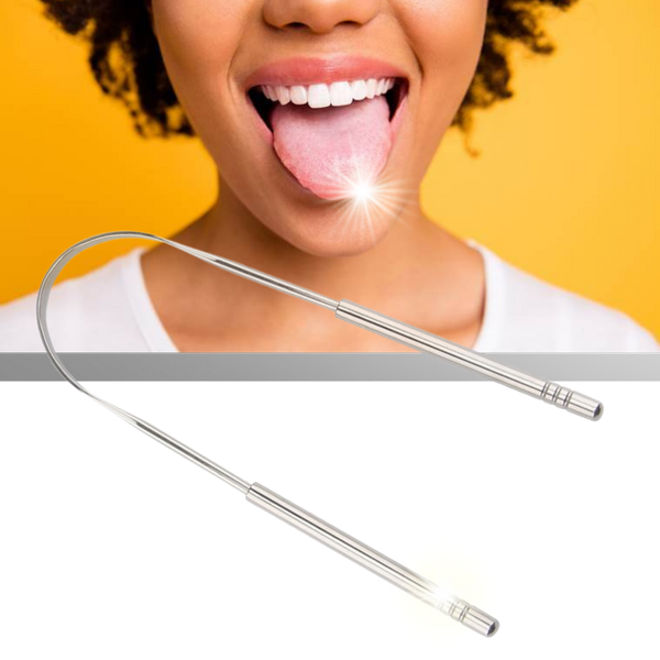 Stainless Steel Tongue Scraper For Fresh Breath And Clean Mouth