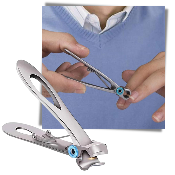 Heavy Duty Nail Clippers For Thick Nails With Wide Jaw Stainless Steel
