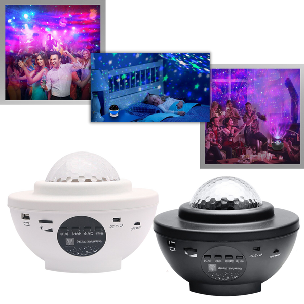 Starry Night Sky Projector With Bluetooth Speaker For Relaxing Ambience