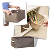 Premium Linen Storage Basket With Durable Rope Handles Stackable