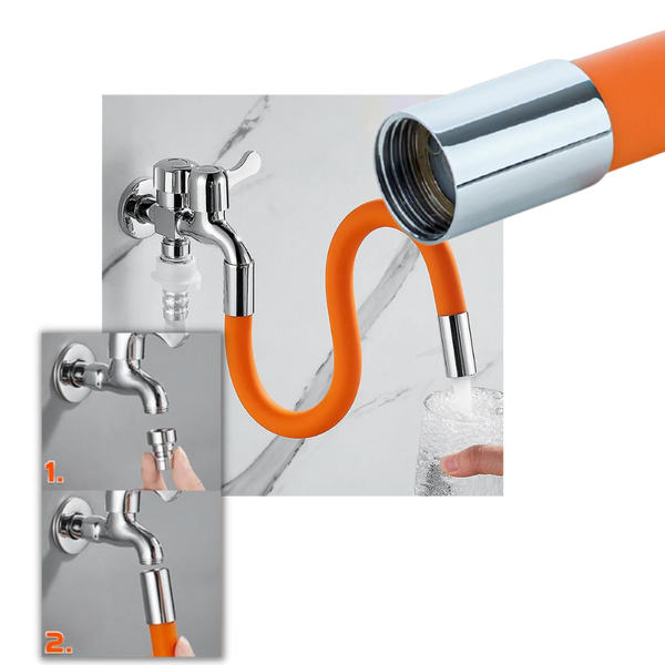 Extendable Faucet Hose For Precise Water Targeting And Reach
