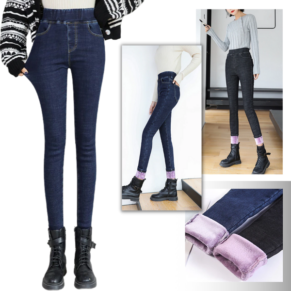 Women's Thermal Fleece-Lined Jeggings With Cozy All-Day Warmth