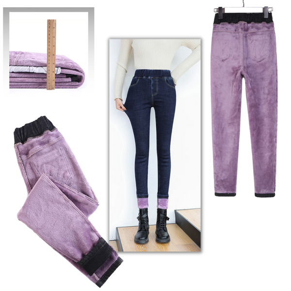 Women's Thermal Fleece-Lined Jeggings With Cozy All-Day Warmth
