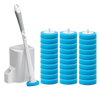 Premium Disposable Toilet Brush With Ergonomic Grip For Odor Control
