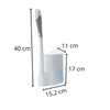 Premium Disposable Toilet Brush With Ergonomic Grip For Odor Control