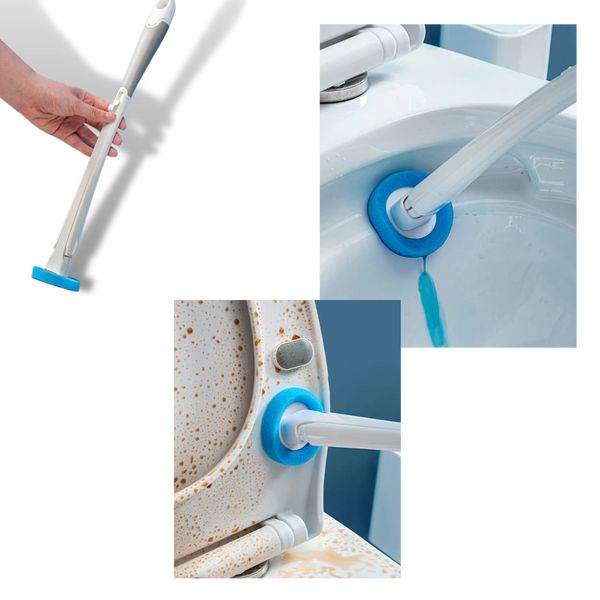 Premium Disposable Toilet Brush With Ergonomic Grip For Odor Control