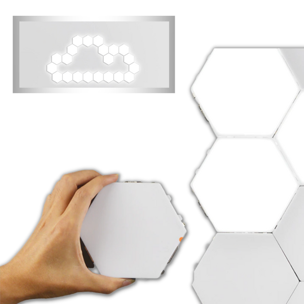 Modular Touch LED Panel Lights Three Pack Dimmable Brightness