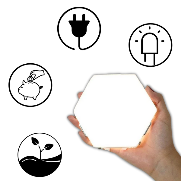Modular Touch LED Panel Lights Three Pack Dimmable Brightness