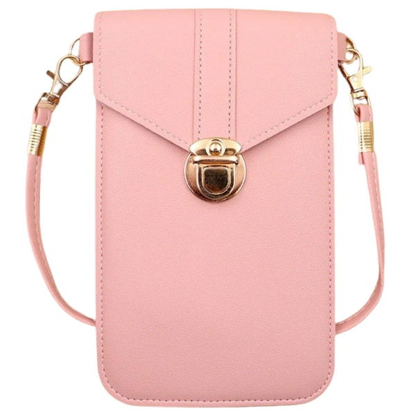 Touchscreen Phone Crossbody Bag With Secure Access And Pockets