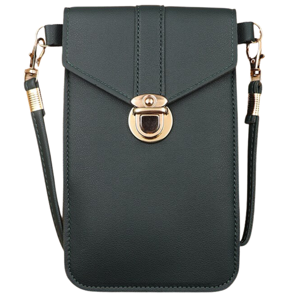 Touchscreen Phone Crossbody Bag With Secure Access And Pockets
