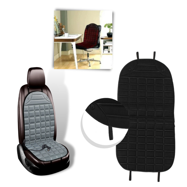 Universal Heated Seat Cover For Cars And Trucks With Rapid Warmth