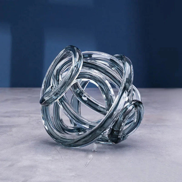 Twisted Coil Glass Sculpture