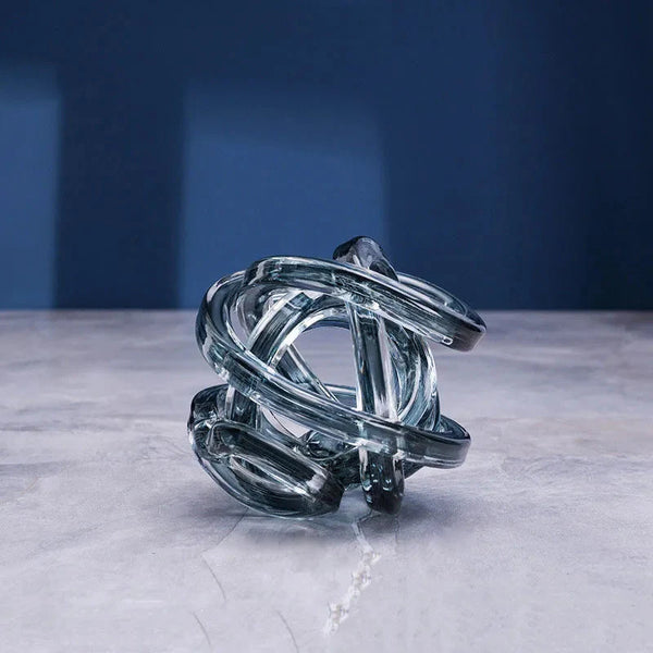 Twisted Coil Glass Sculpture