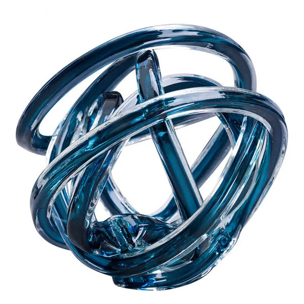 Twisted Coil Glass Sculpture