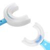 Kids U Shaped Toothbrush Set of 2 With Gentle Bristles and Soft Grips