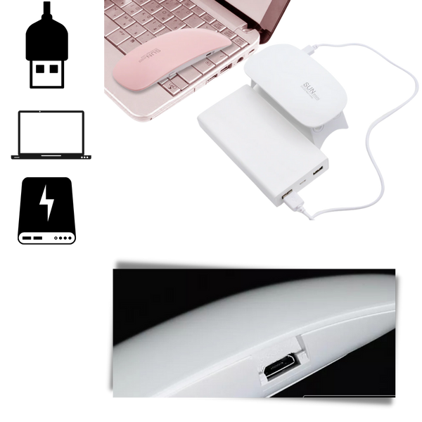 Foldable USB Gel Nail Dryer Lamp for Fast Curing Under a Minute