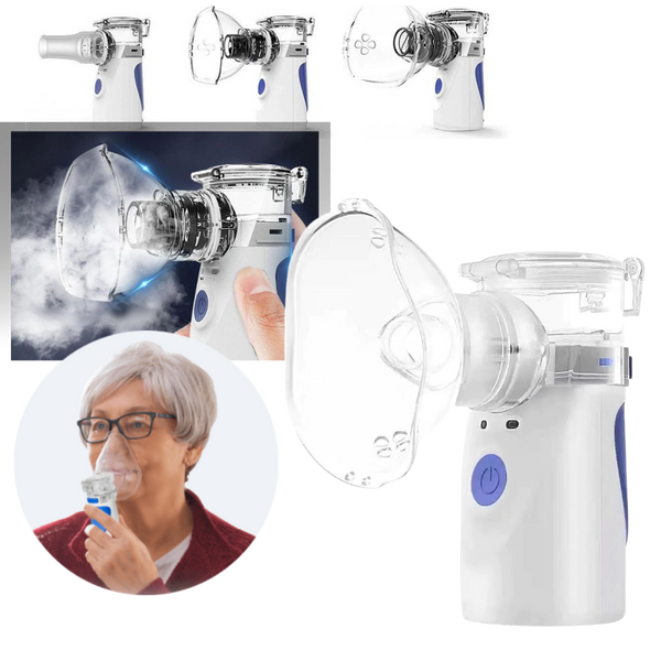 Silent Portable Ultrasonic Nebuliser For All Ages With Easy Breathing