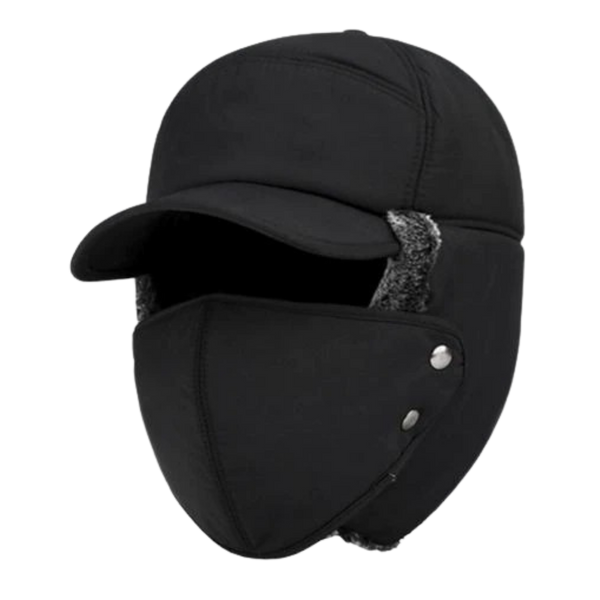 Unisex Windproof Face and Ear Protection Hat with Adjustable Fit