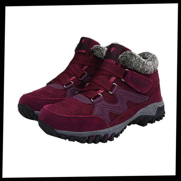 Premium Leather Winter Boots Waterproof Anti Slip With Warmth