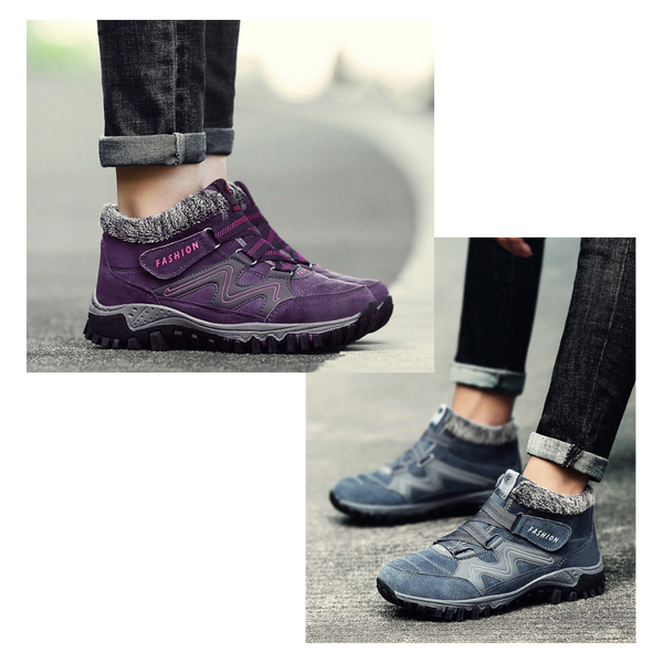 Premium Leather Winter Boots Waterproof Anti Slip With Warmth
