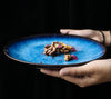 Vibrant Glaze Ceramic Shallow Plate