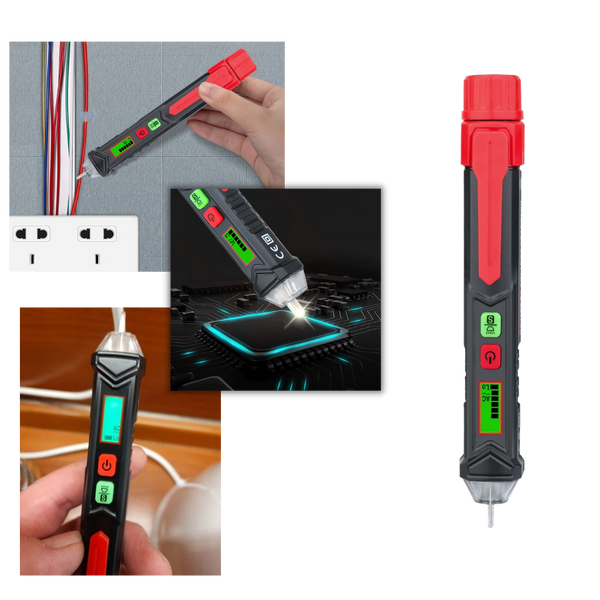 Non Contact Voltage Tester With LCD Display And Adjustable Sensitivity