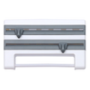 All-In-One Wall Mounted Kitchen Organizer For Paper Towels Foil And Wrap