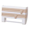 All-In-One Wall Mounted Kitchen Organizer For Paper Towels Foil And Wrap
