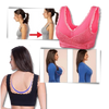 Posture-Boosting Seamless Wireless Lace Push-Up Bra