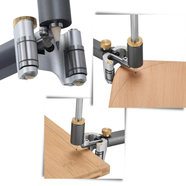 Premium Dual Function Woodworking Scribing Tool For Precise Marking