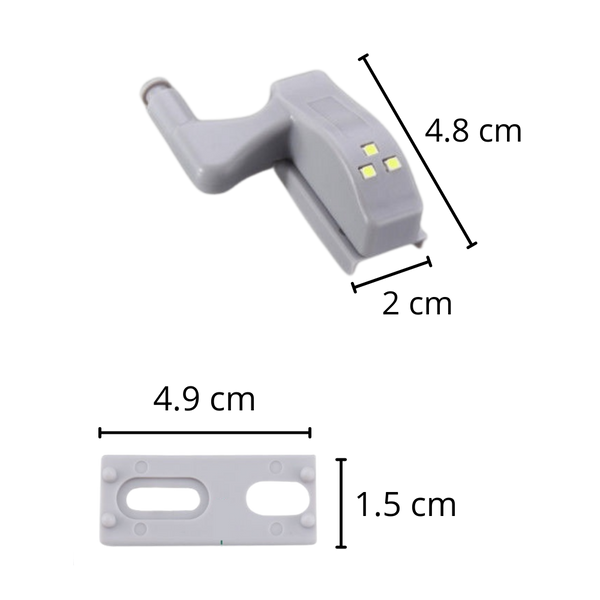 Wireless Hinge LED Cabinet Lights Pack Of Ten Easy Install Energy Saving