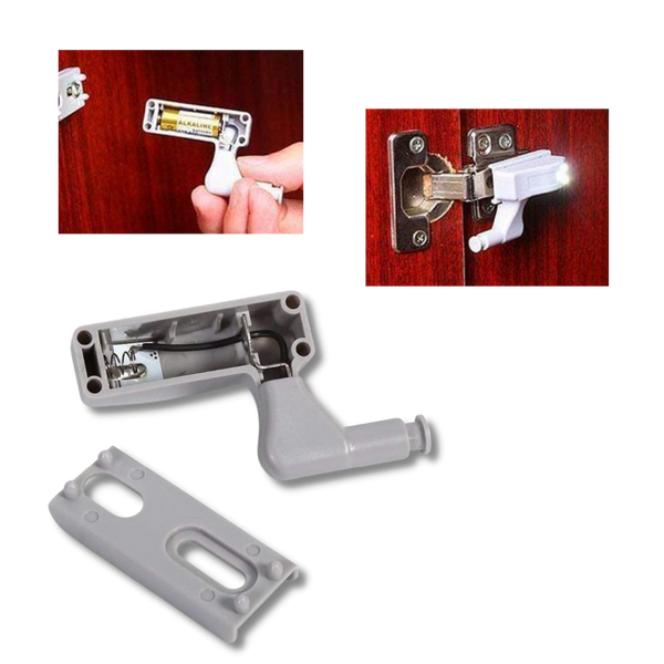 Wireless Hinge LED Cabinet Lights Pack Of Ten Easy Install Energy Saving