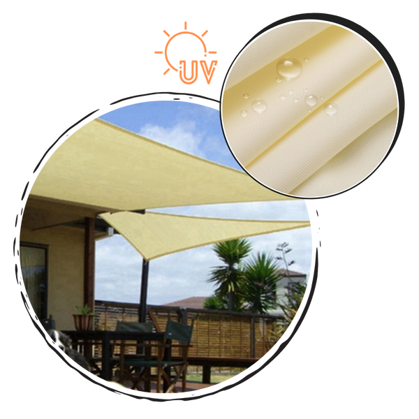 Premium Waterproof Triangle Shade Sail For Outdoor Patios