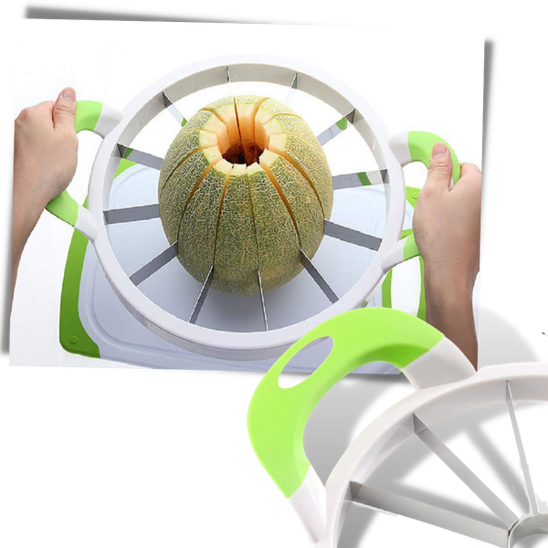 Watermelon And Fruit Slicer With Non Slip Handles For Even Slices