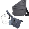Waterproof Pocket Bag With Multiple Pockets And Adjustable Strap