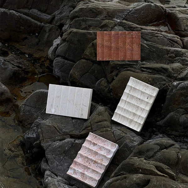 Wave Marble Soap Dish