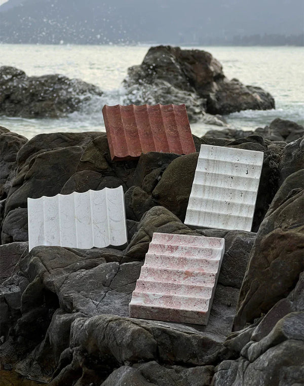 Wave Marble Soap Dish