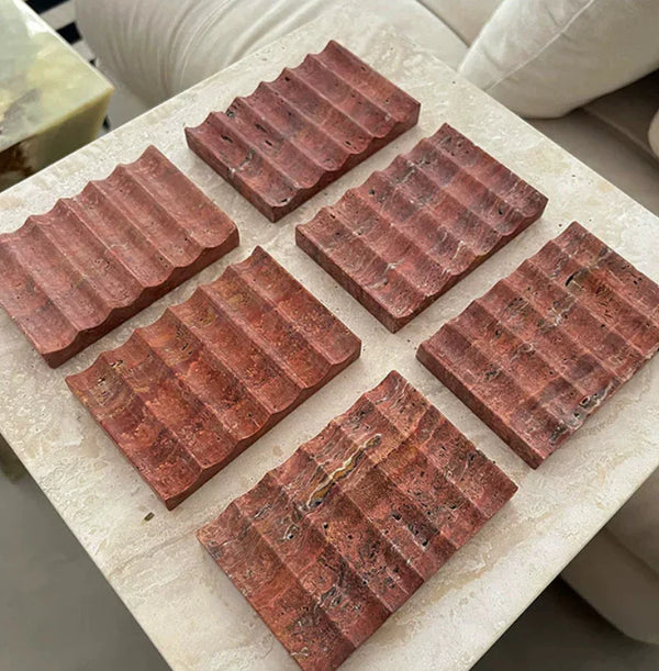 Wave Marble Soap Dish