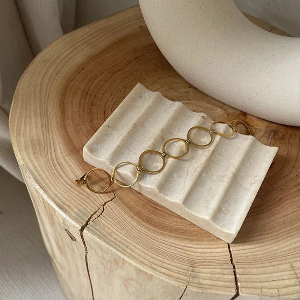 Wave Marble Soap Dish