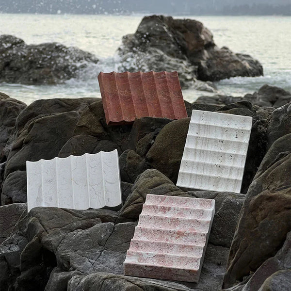 Wave Marble Soap Dish