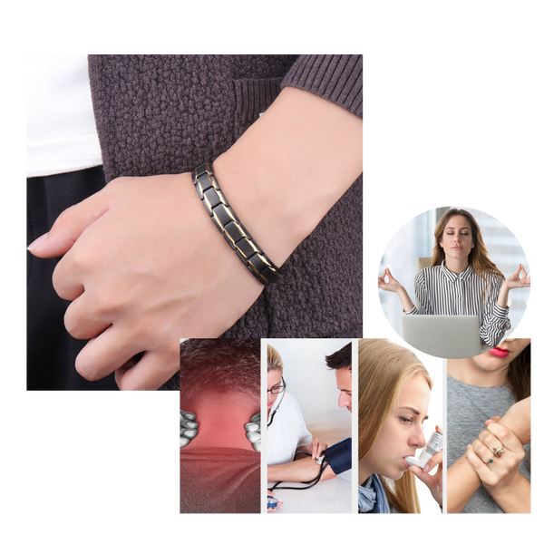 Magnetic Wellness Bracelet for Natural Weight Management and Vitality