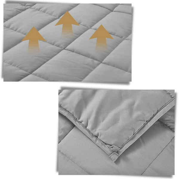 Luxurious Weighted Blanket With Deep Pressure Therapy For Better Sleep