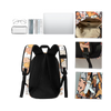 Chic Cat Inspired Daypack With Ample Room And Locking Zippers