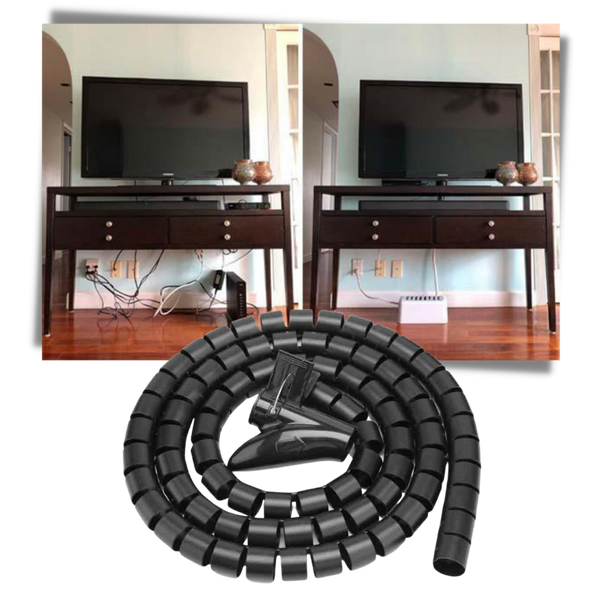 Premium Cable Management Sleeve for Data Wires and Cables